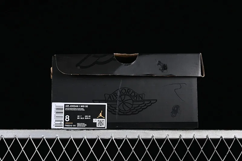 All categories Air Jordan Jordan series basketball shoes Air Jordan 1 Mid Air Jordan 1 Mid "Industrial Blue" AJ1 Joe 1 smoke gray jade Chinese culture basketball shoes FN5215-141